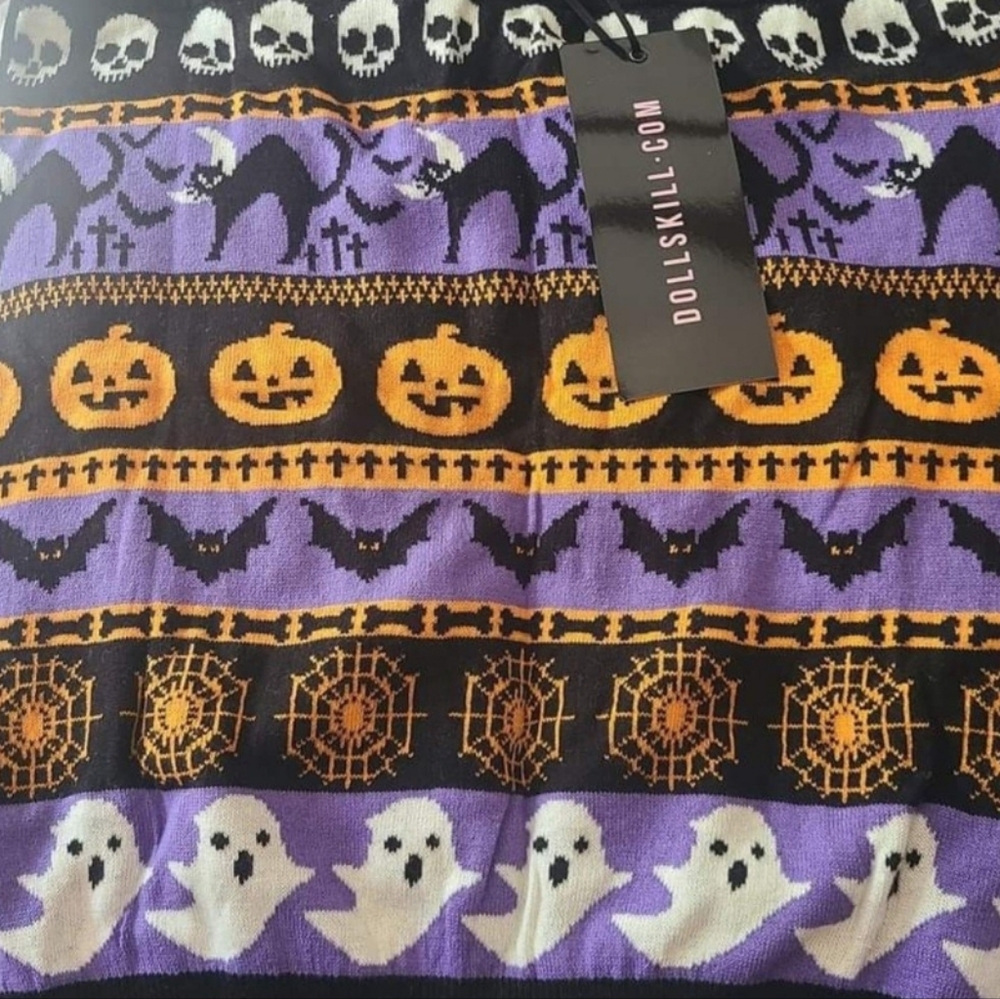 Looking for dollskill fair isle halloween skirt